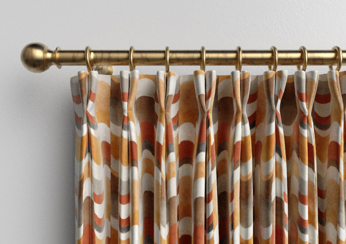 Castillo Velvet, Copper - Made to Measure Curtain - Image 10